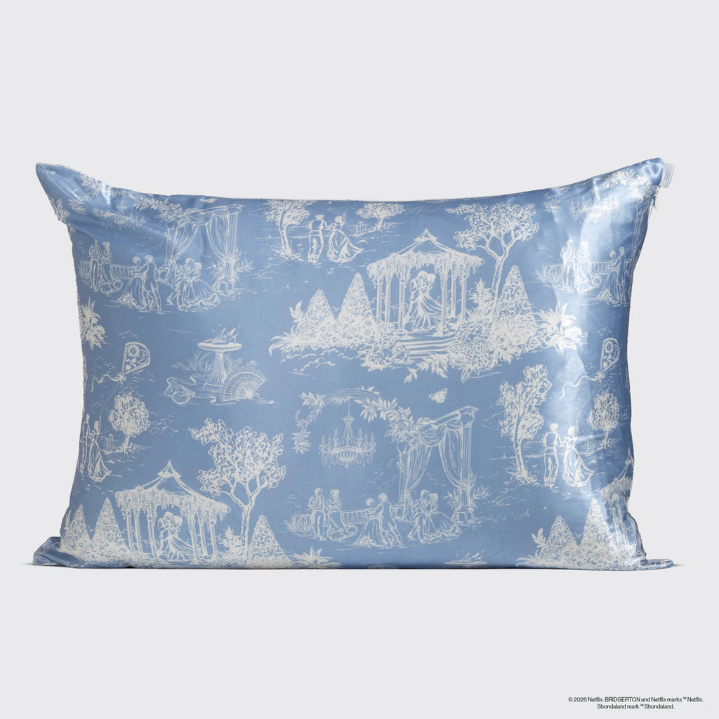 Pillowcase Set, Satin in Garden Toile 2 Pack for Everyday Bedding and Bedroom Refreshes, Designed for Guest Rooms and Daily Bedroom Comfort image 3