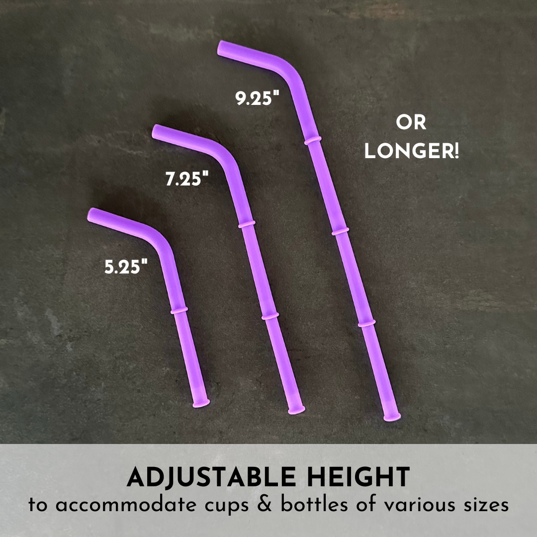 Reusable Straw Kit, Build A Discounted 4 Pack Bundle, Lightweight Design, Silicone Construction for Home, Travel and Reusable Drinkware image 3