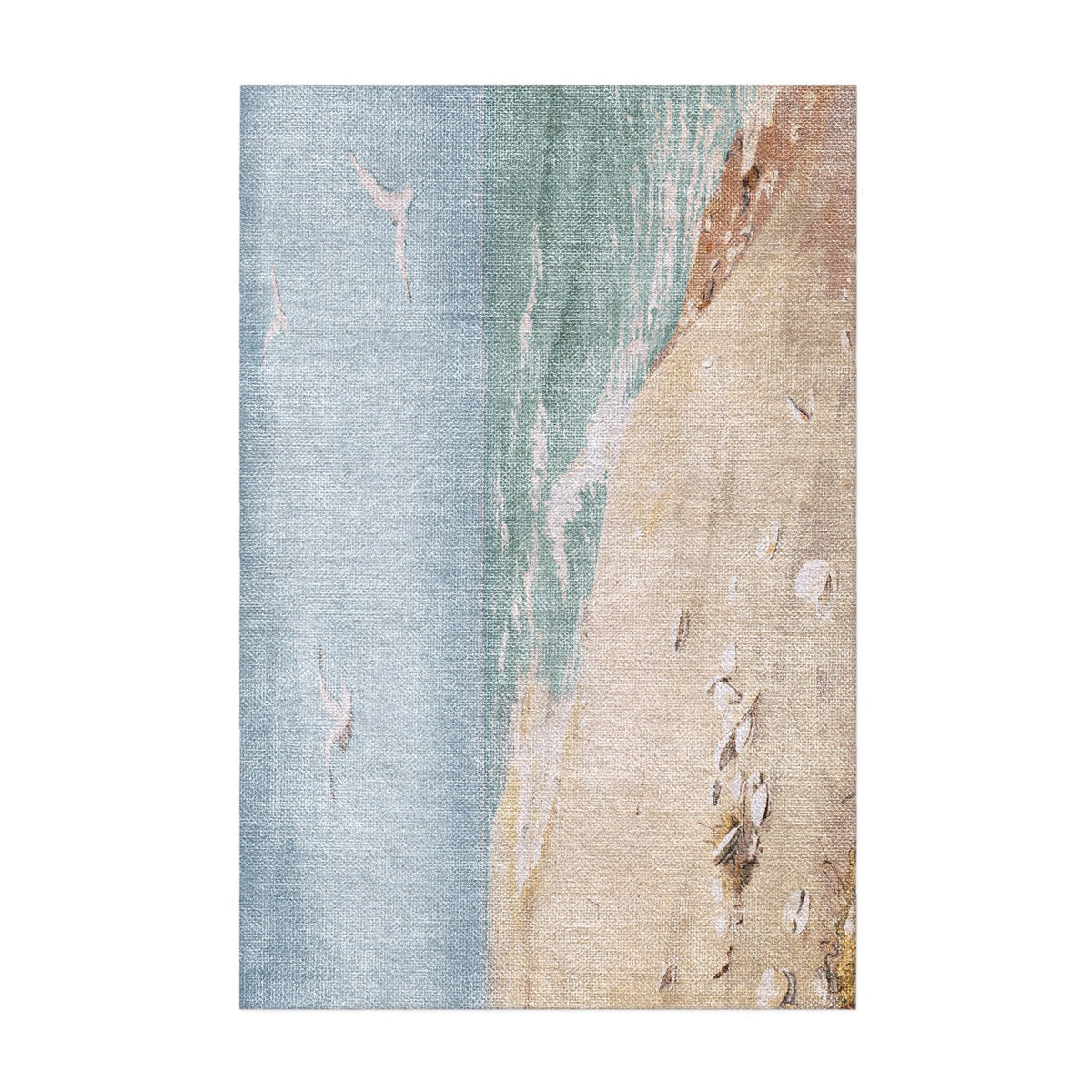 Area Rug, On Beach By Fidelia Bridges for Living Rooms, Bedrooms and Entryways, 10 Size Options image 3