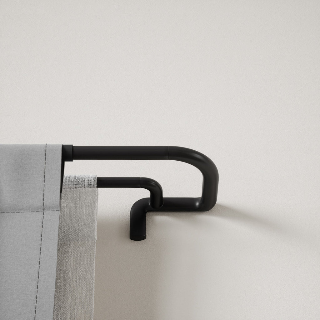 Window Curtain, Twilight Double Blackout Rod for Windows, Room Styling and Everyday Privacy, 2 Sizes and 2 Colors image 3