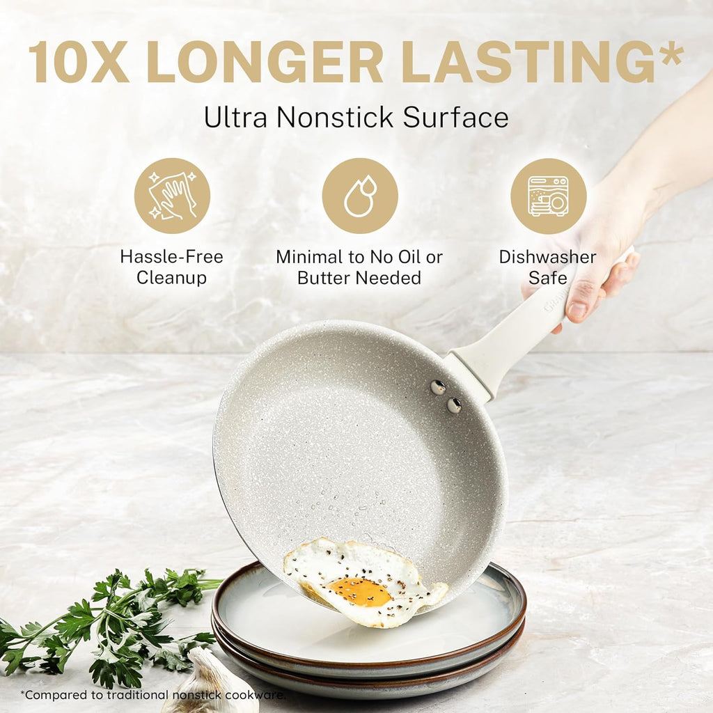 Stainless Steel Sauté Pan, Desert Collection 4 Quart, Dishwasher-Safe Care for Stovetop Cooking, Sauces and Everyday Kitchen Use image 3