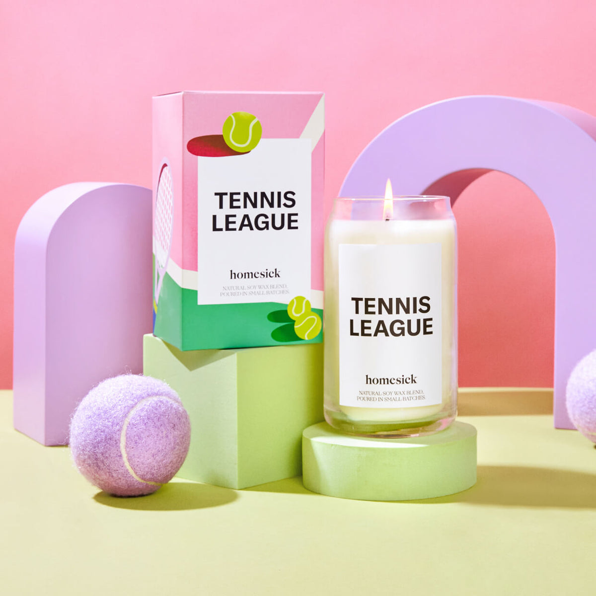 Scented Candle, Tennis League for Living Room Ambience, Mantel Displays and Home Fragrance image 3