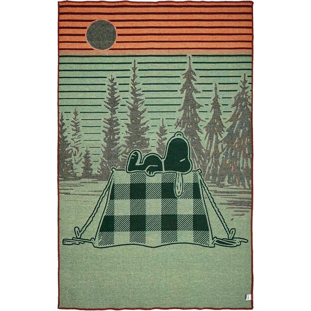 Cozy Throw Blanket, Snoopy Camping Wool for Sofas, Beds and Relaxing at Home, Designed for Living Rooms, Bedrooms and Everyday Lounging image 3