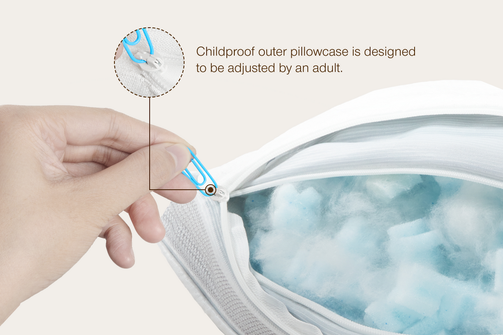 Bed Pillow, Cool and Adjustable Toddler, Cooling Comfort, Breathable Construction for Everyday Sleep and Guest Room Bedding image 3