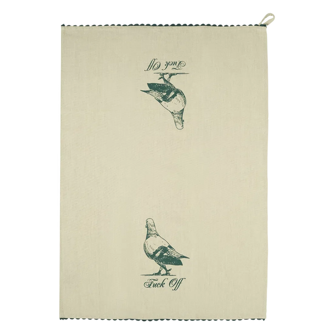 Kitchen Tea Towel Set, PLEASANTRIES FUCK OFF for Cooking Areas, Hand Drying and Kitchen Decor image 3