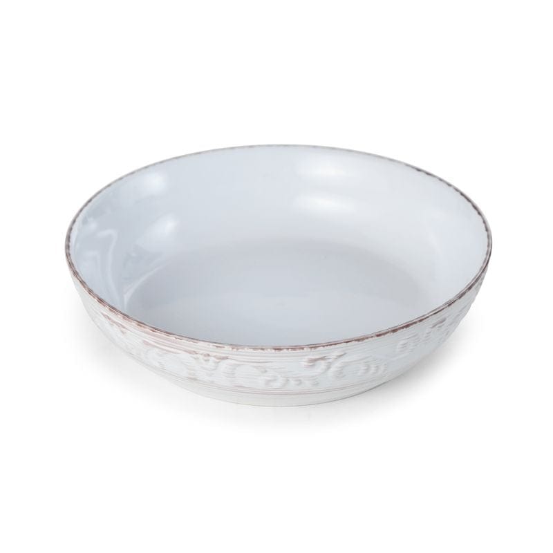Dinnerware, Trellis White Individual Pasta Bowl, Dishwasher-Safe Care for Family Dining, Serving and Entertaining image 3