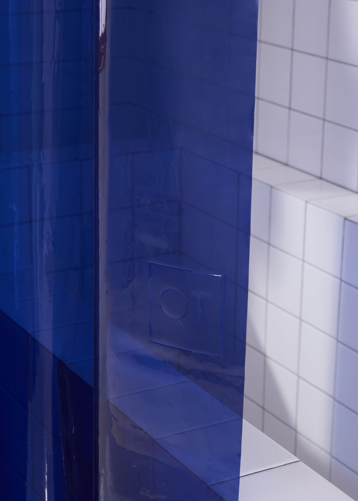 Bathroom Accessory, Sun Shower Navy for Vanity Organization and Everyday Bathroom Use, Designed for Guest Baths and Daily Bathroom Routines image 3