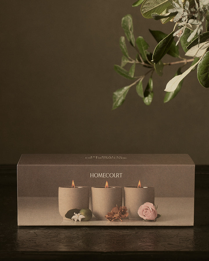 Decorative Candle, Mini Discovery Set, Organic Cotton Shell for Entryways, Mantels and Everyday Home Ambience image 3