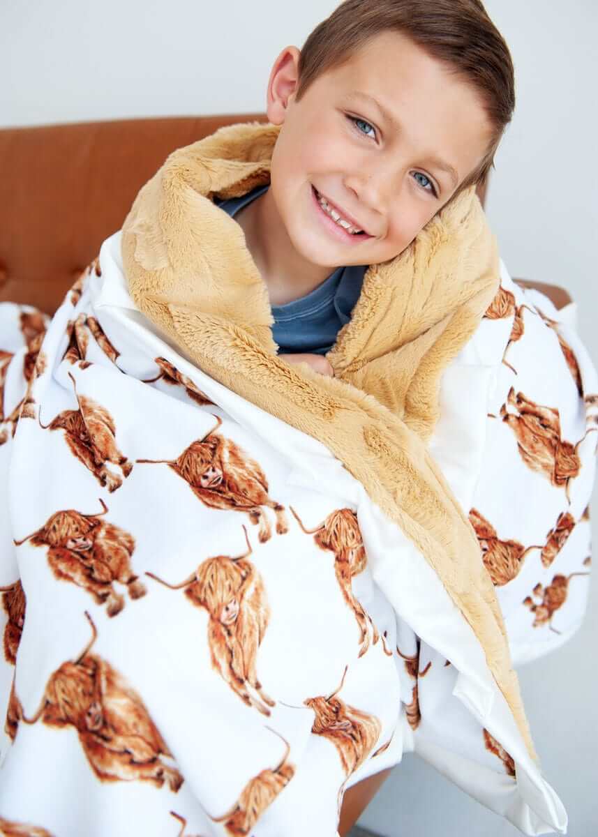 Cozy Throw Blanket, Highland Cow for Living Rooms, Bedrooms and Everyday Lounging, 6 Size Options image 3