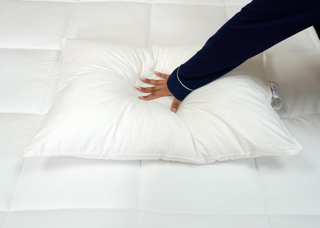 Bed Pillow, Fossfill Antibacterial, Machine-Washable Care, Hypoallergenic Comfort for Everyday Sleep and Guest Room Bedding, 3 Size Options image 3