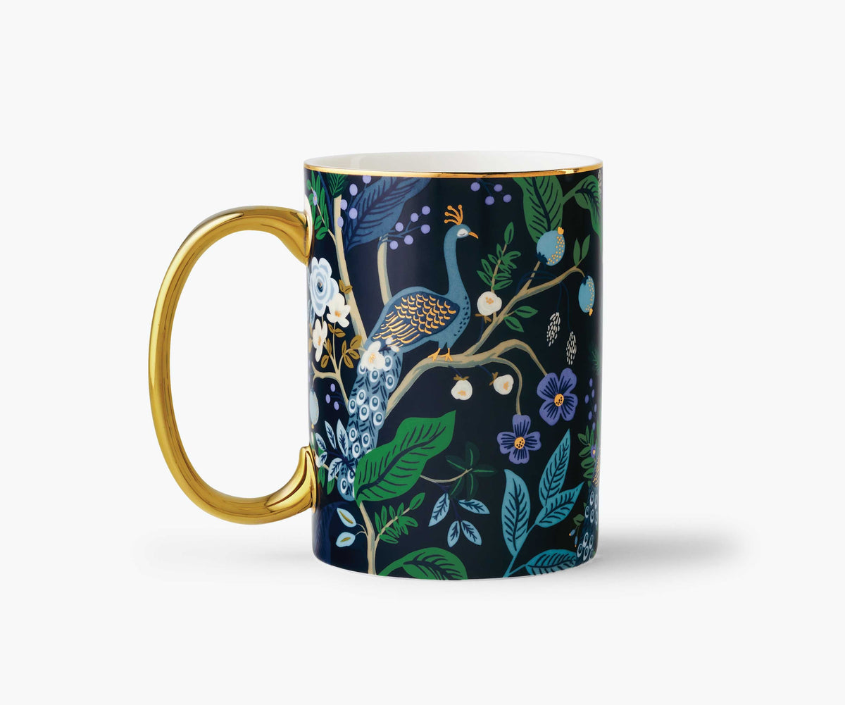 Coffee Mug, Porcelain Peacock for Everyday Drinks, Home and Entertaining, Designed for Kitchen Tables, Workspaces and Daily Hydration image 3
