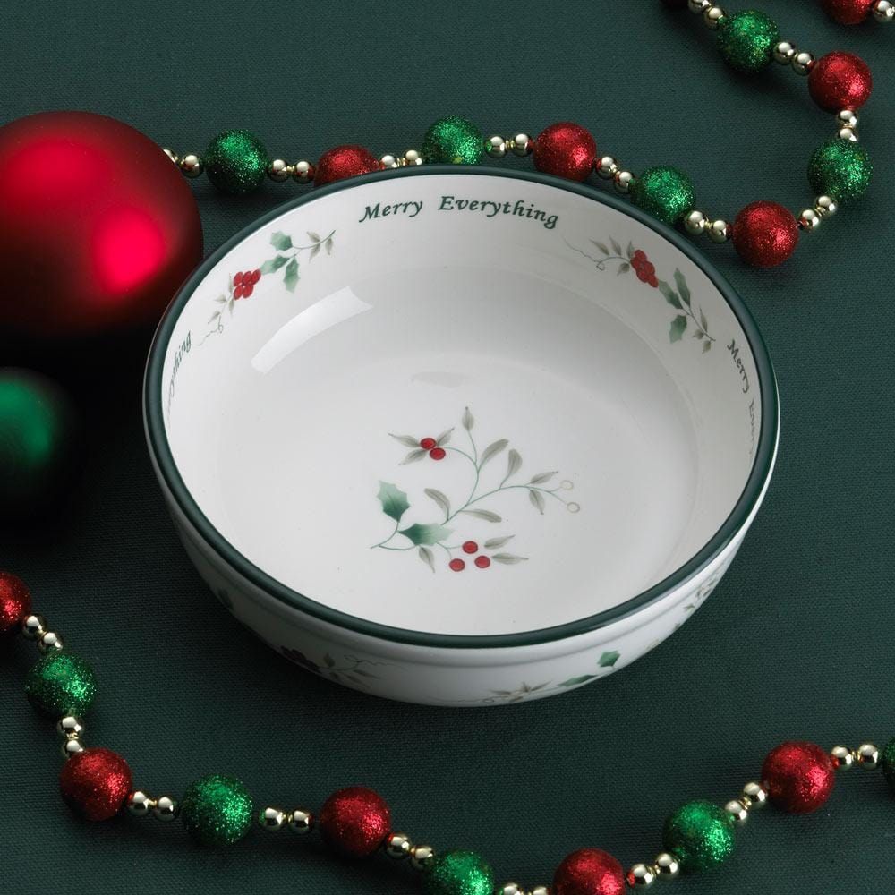 Dinnerware, Winterberry Merry Everything Candy Bowl, Dishwasher-Safe Care for Everyday Meals and Table Settings image 3