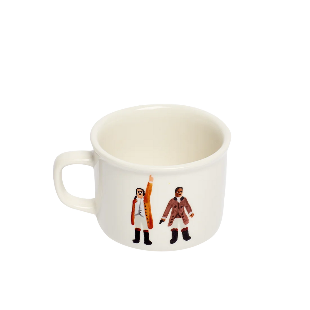 Coffee Mug, HAMILTON TALK LESS SMILE MORE (7.7OZ) for Kitchen Tables, Workspaces and Daily Hydration image 3