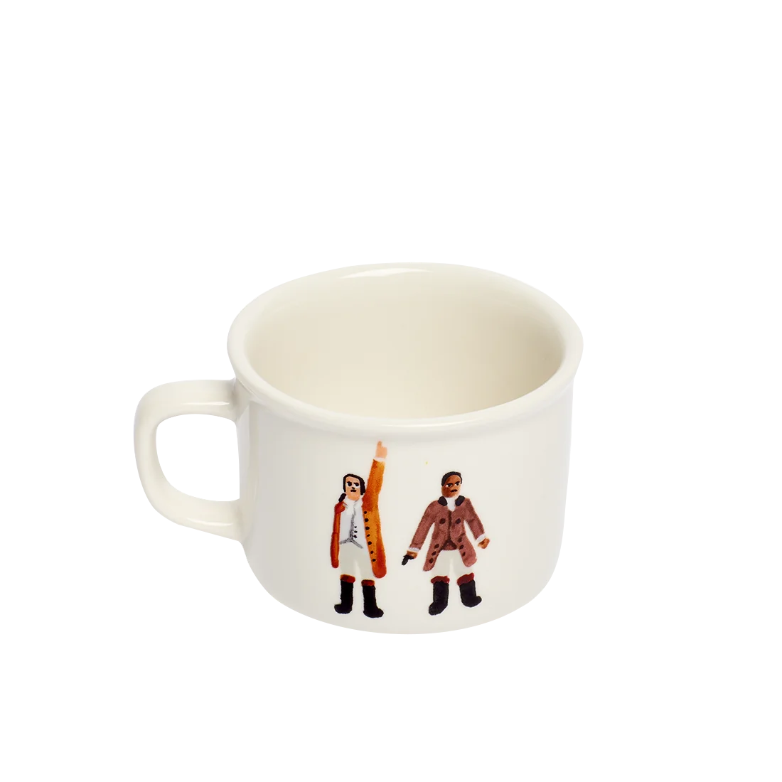Coffee Mug, HAMILTON TALK LESS SMILE MORE (7.7OZ) for Kitchen Tables, Workspaces and Daily Hydration image 3
