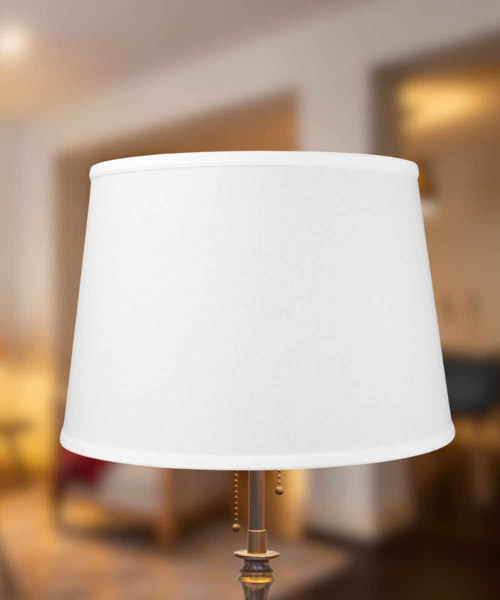 Lamp Shade, 16"W x 11"H White Floor for Lamp Replacement, Reading Corners and Living Spaces image 3