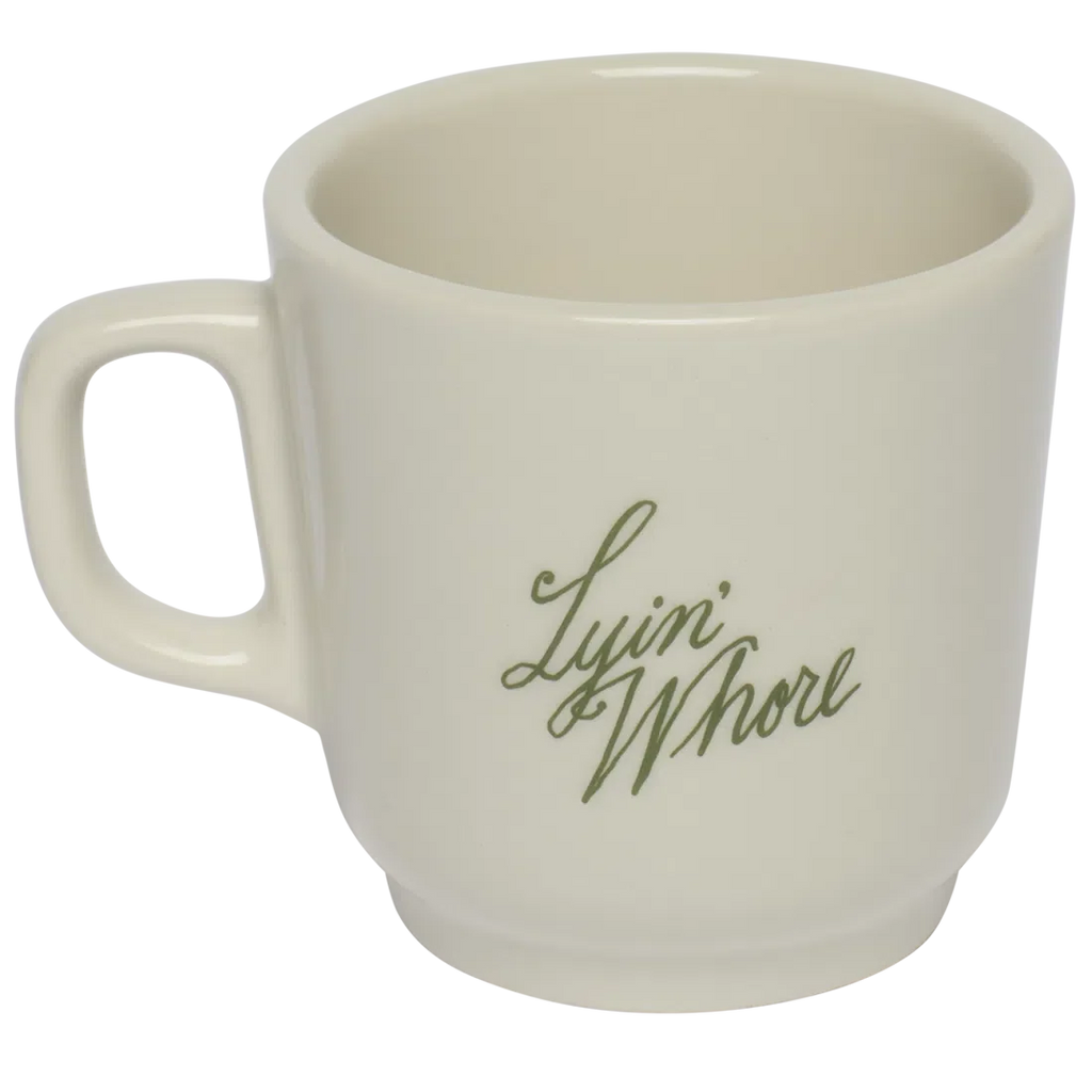 Coffee Mug, PLEASANTRIES LYIN WHORE (8.75OZ) for Everyday Drinks, Home and Entertaining, Designed for Everyday Home Use image 3