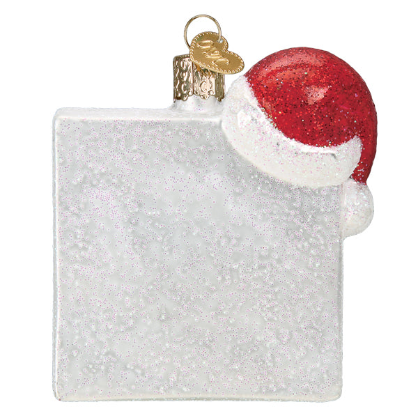Seasonal Home Decor, Merry Words Ornament for Mantels, Tables and Seasonal Decorating, Designed for Everyday Home Use image 3