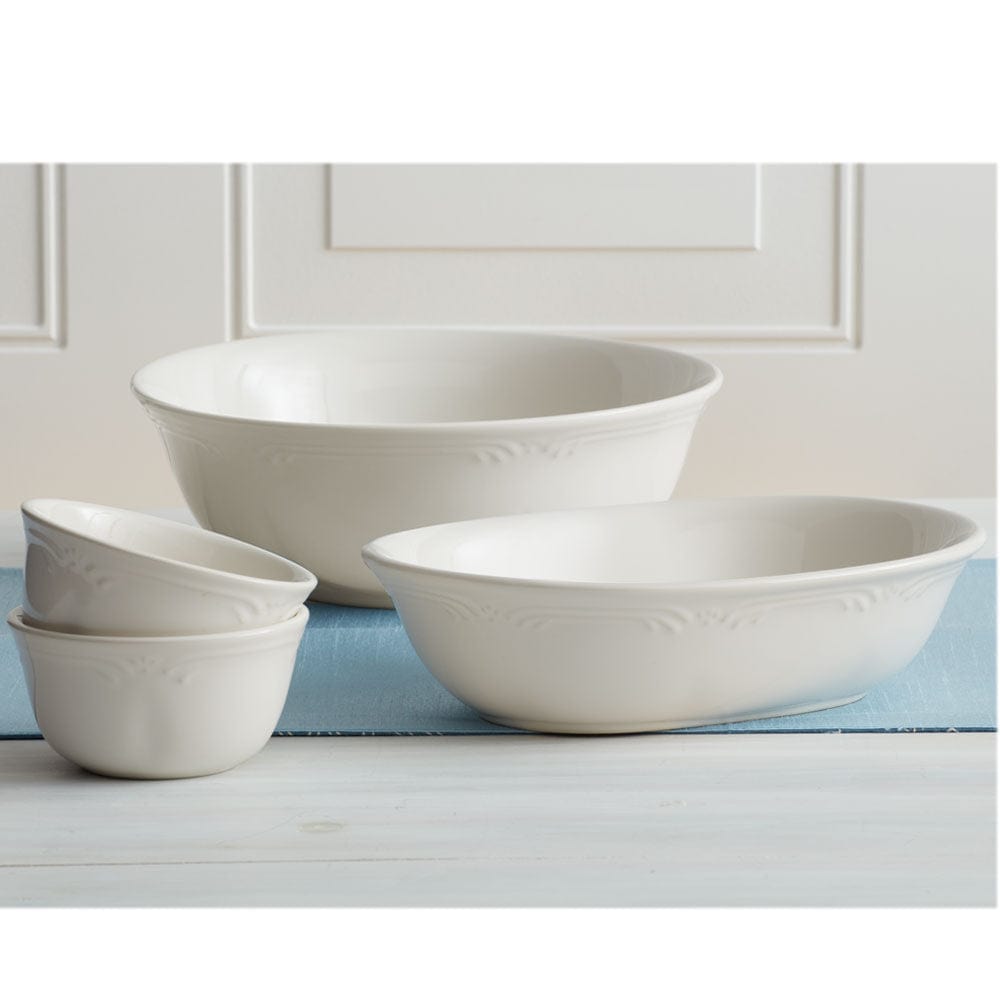 Dinnerware, Filigree Vegetable Serve Bowl, Dishwasher-Safe Care for Family Dining, Serving and Entertaining image 3