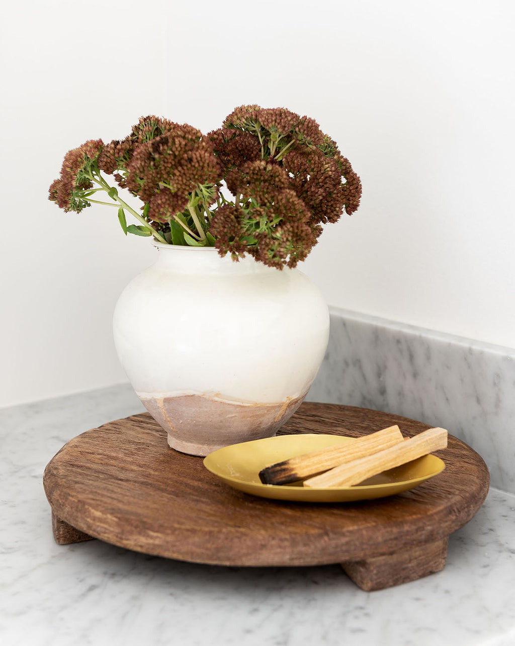 Dinnerware, Mango Wood Carved Pedestal for Family Dining, Serving and Entertaining, 3 Size Options image 3