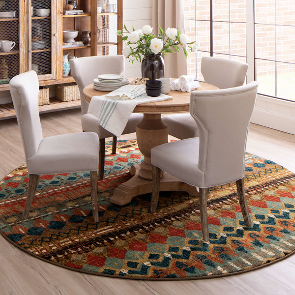 Area Rug, Spice Market Saigon Multi for Living Rooms, Bedrooms and Entryways, 18 Size Options image 3