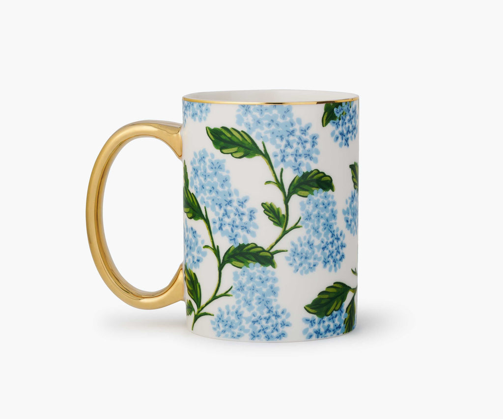 Coffee Mug, Porcelain Hydrangea for Kitchen Tables, Workspaces and Daily Hydration, Designed for Everyday Drinks, Home and Entertaining image 3
