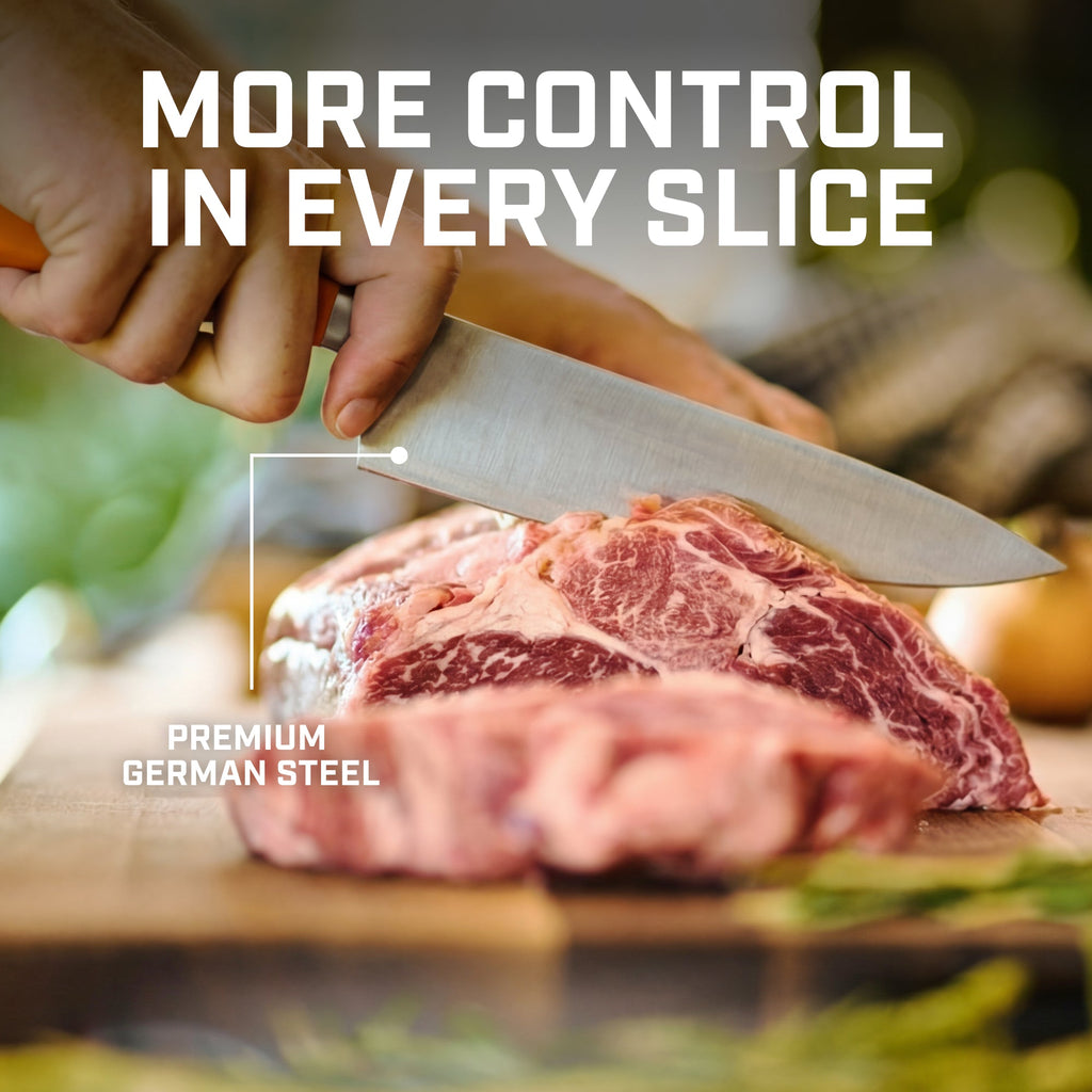 Chef Knife, Signature Chef's (8") for Home Kitchens, Food Prep and Cooking, Designed for Chopping, Slicing and Everyday Meal Prep image 3