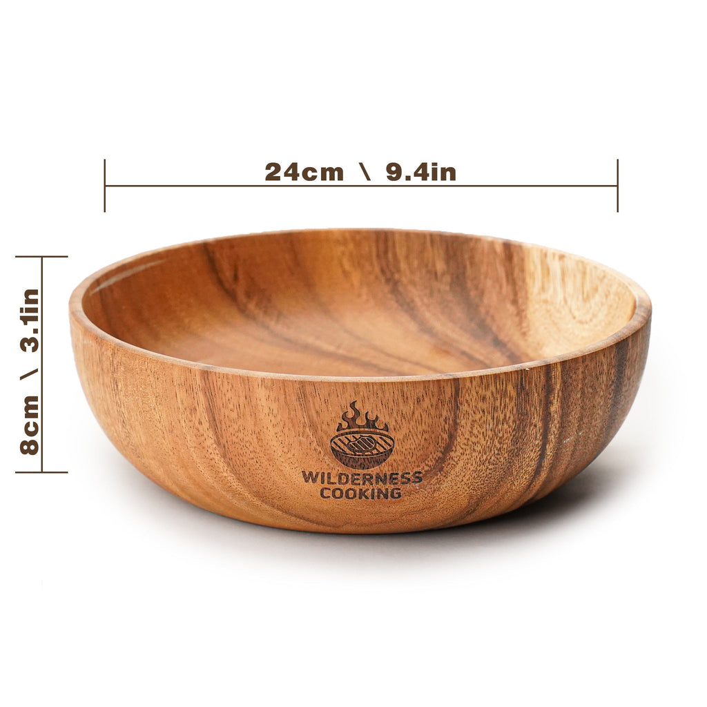 Large Acacia Wood Bowl image 3