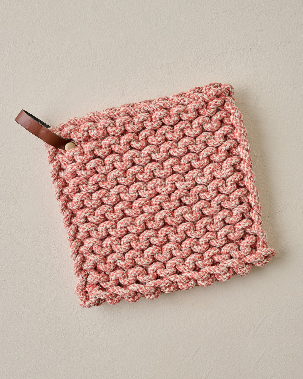 Kitchen Cookware, Heathered Hand Crocheted Pot Holder for Stovetop Cooking and Daily Meal Prep image 3