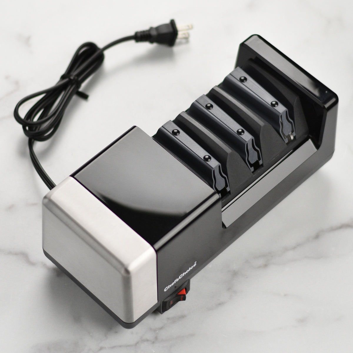 Rolling Knife Sharpener, 3 Stage Precision Edge 14 Degree Electric for Everyday Meal Prep and Home Kitchens image 3