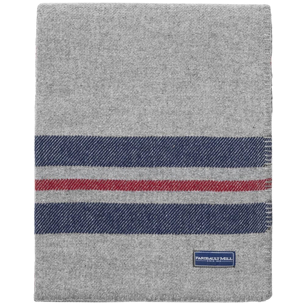Cozy Throw Blanket, Cabin Wool Heather Gray for Living Rooms, Bedrooms and Everyday Lounging image 3