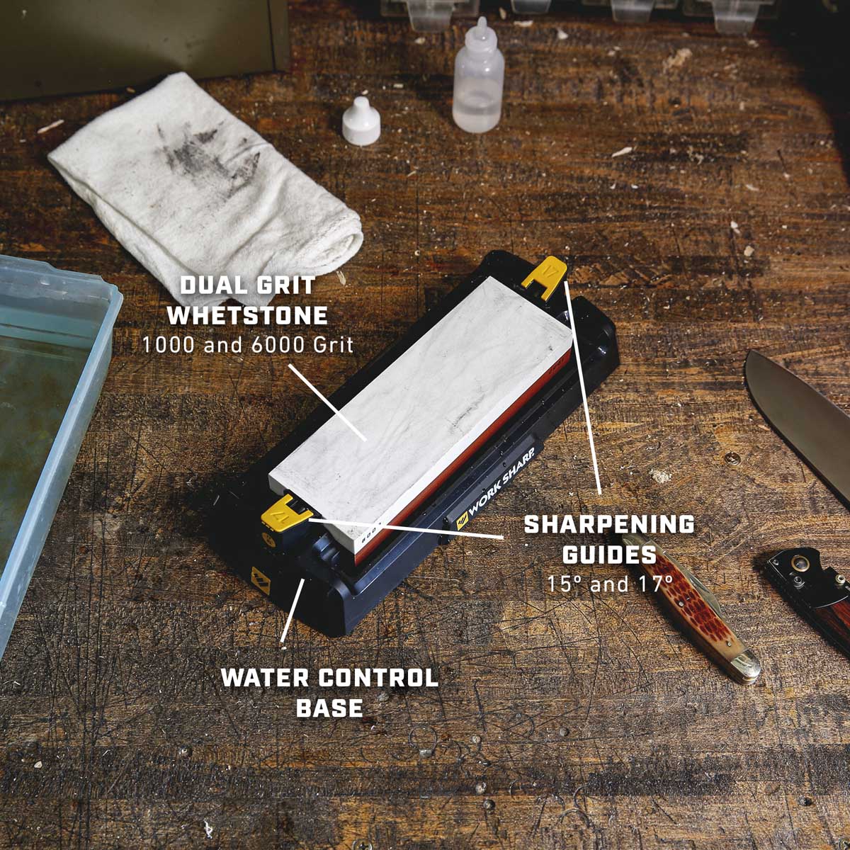 WORK SHARP - WHETSTONE KNIFE SHARPENER image 3