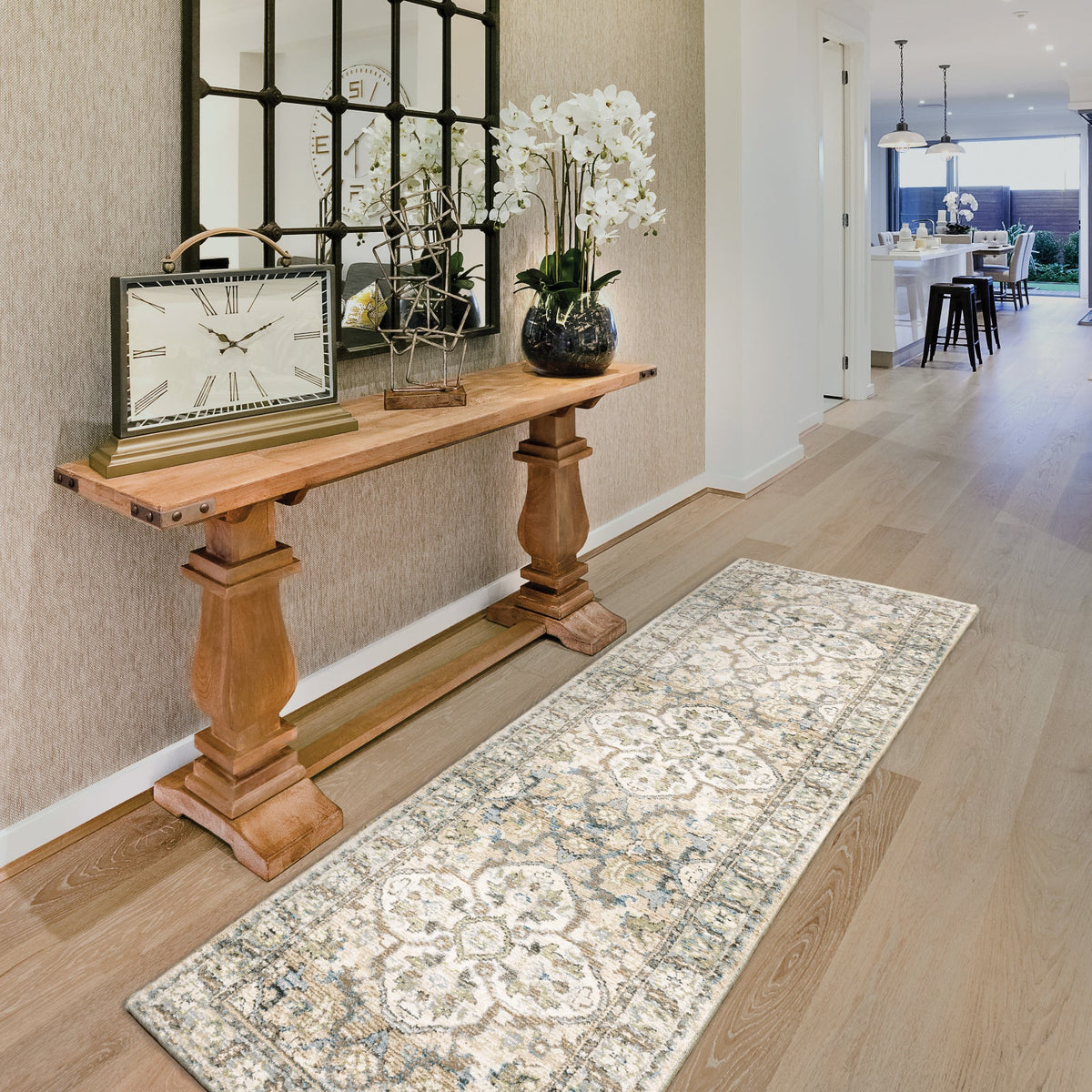 Area Rug, Andorra 9818G Beige Ivory for Living Rooms, Bedrooms and Entryways, 11 Size Options image 3