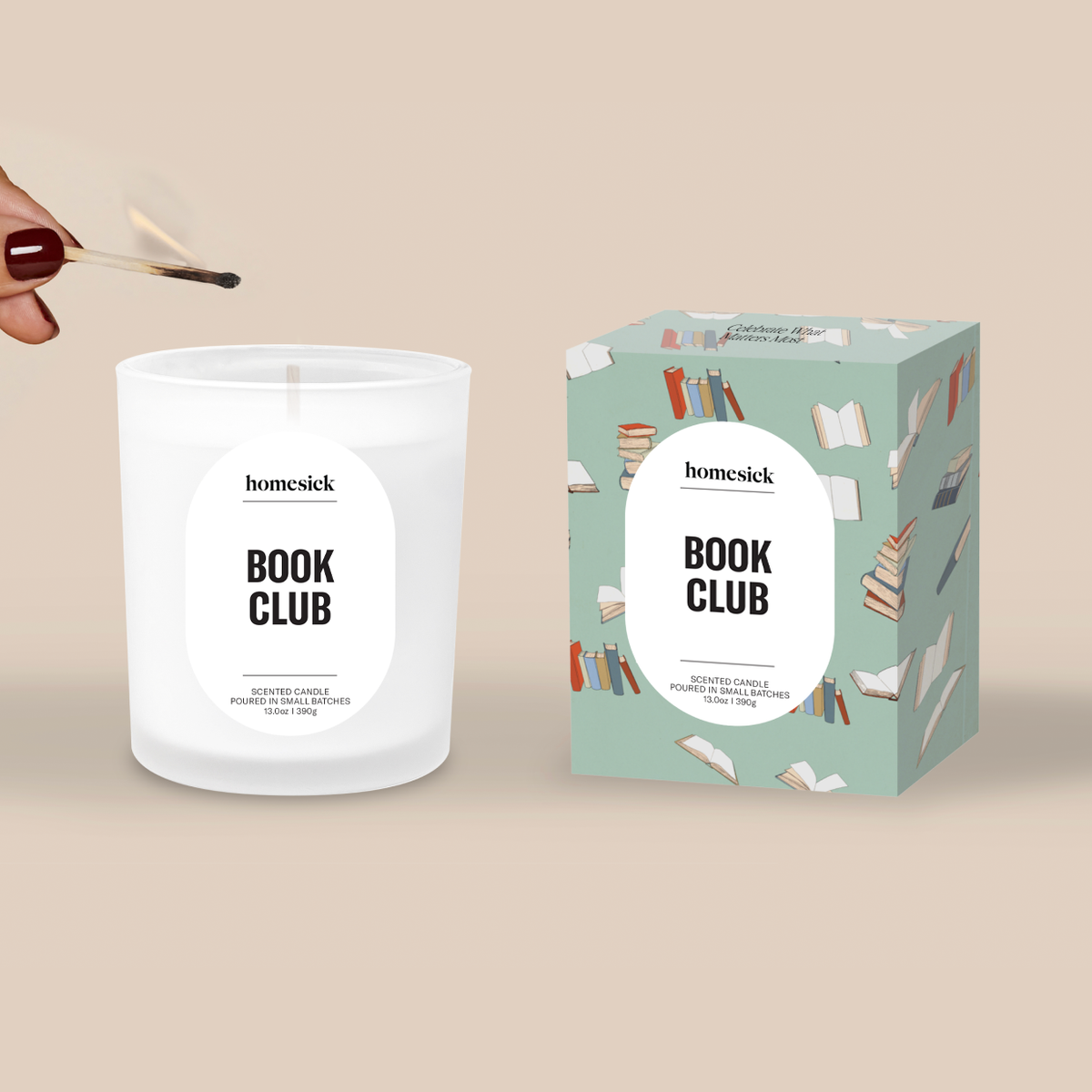 Decorative Candle, Book Club for Living Rooms, Bedrooms and Relaxing Evenings, Designed for Entryways, Mantels and Everyday Home Ambience image 3