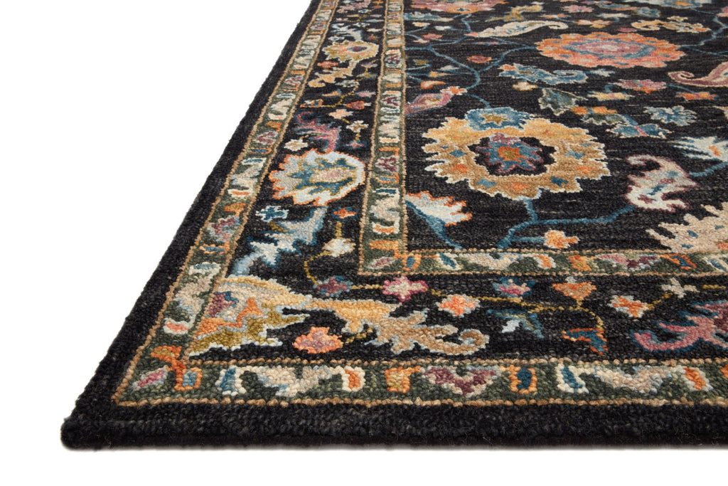 Area Rug, Padma PMA 01 Black Multi for Living Rooms, Bedrooms and Entryways, 12 Size Options image 3