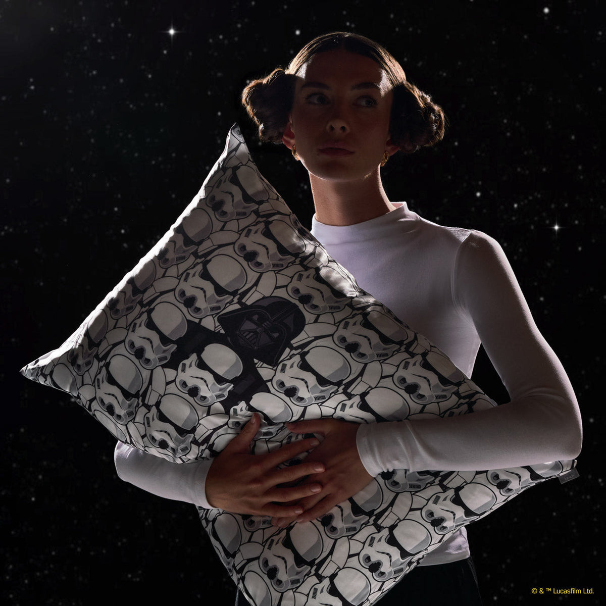 Pillowcase Set, Satin in Darth Vader & Stormtroopers 2 Pack for Guest Rooms and Daily Bedroom Comfort image 3