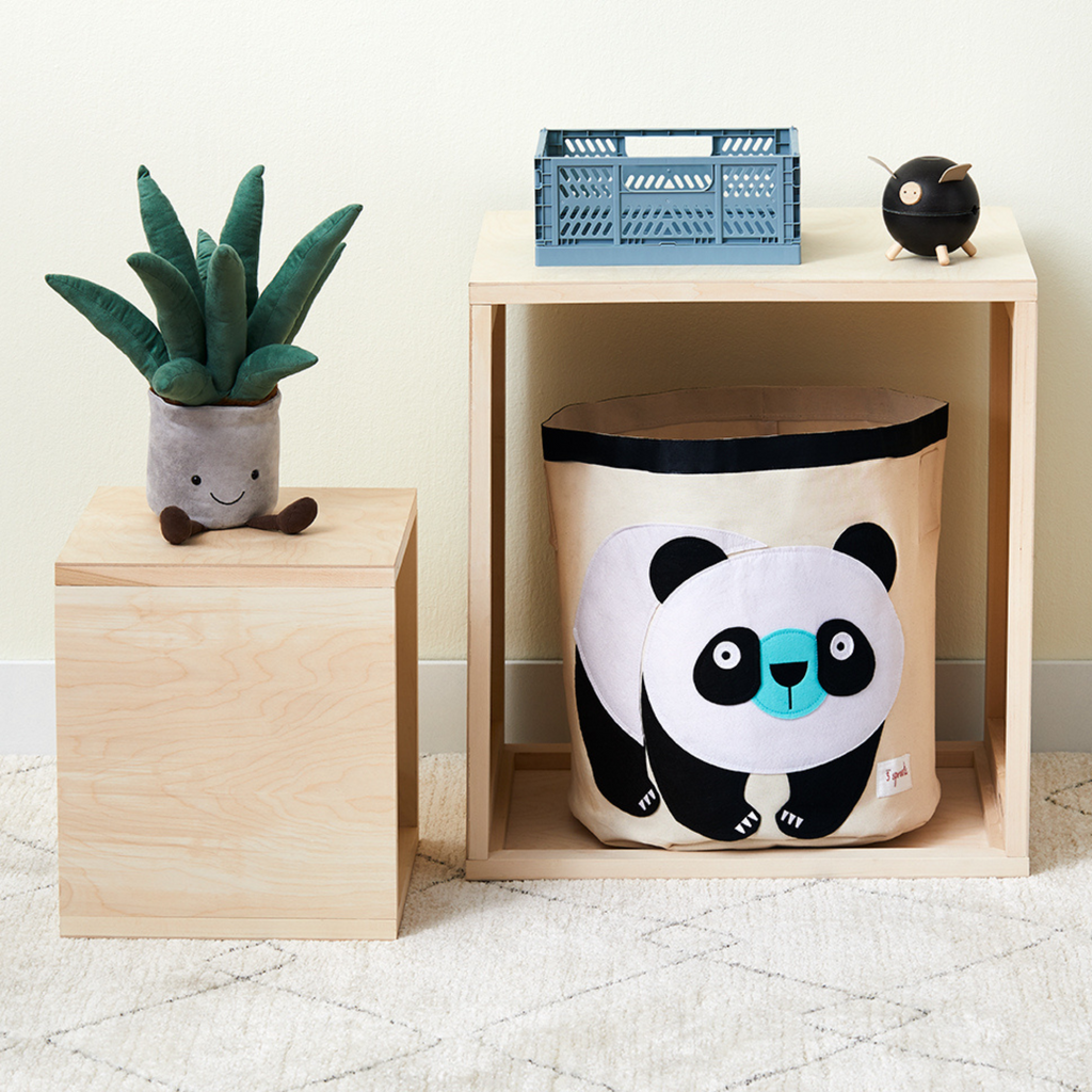 Home Storage Organizer, panda bin for Closets, Shelves and Everyday Organization, Designed for Bedrooms, Laundry Rooms and Living Spaces image 3