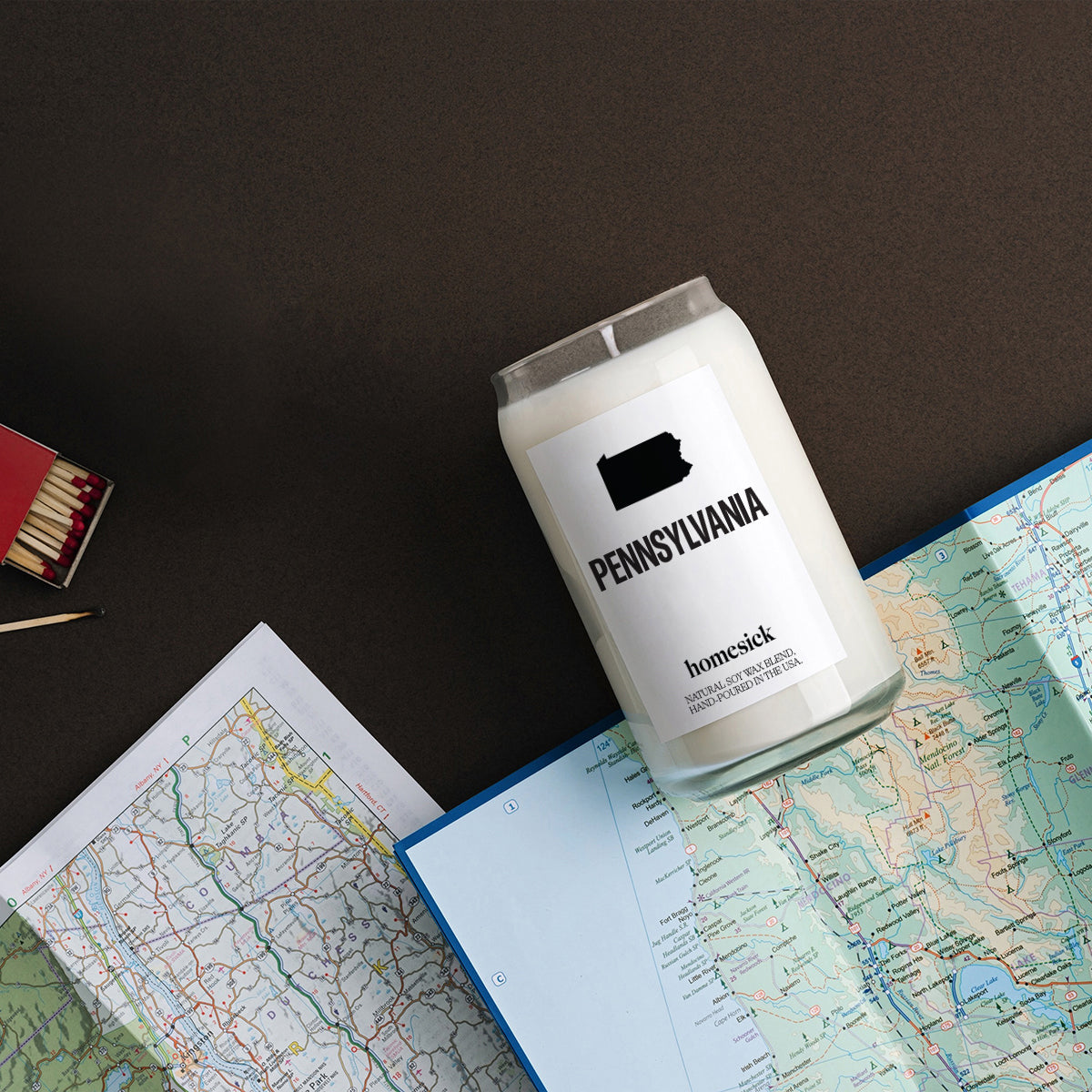 Scented Candle, Pennsylvania for Room Fragrance, Living Spaces and Relaxing Home Ambience, Designed for Everyday Home Use image 3