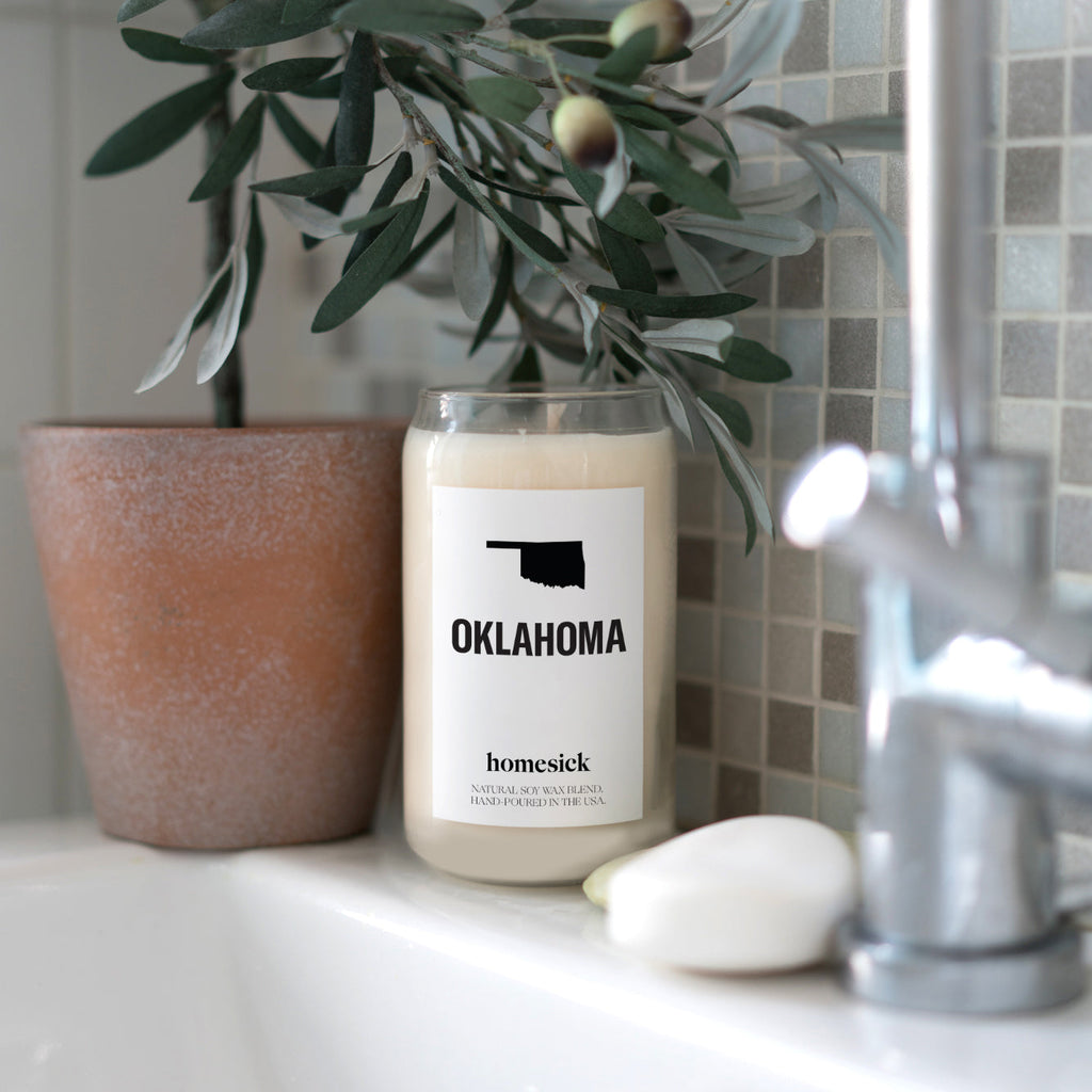 Scented Candle, Oklahoma for Living Room Ambience, Mantel Displays and Home Fragrance, Designed for Everyday Home Use image 3