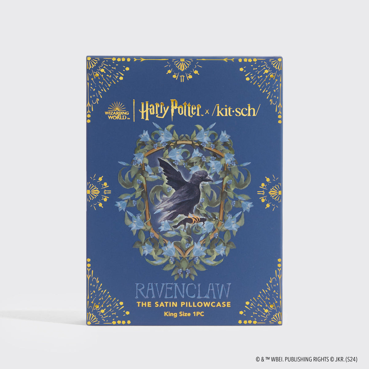 Pillowcase Set, Satin in Ravenclaw 2 Pack King for Guest Rooms and Daily Bedroom Comfort, Designed for Everyday Home Use image 3