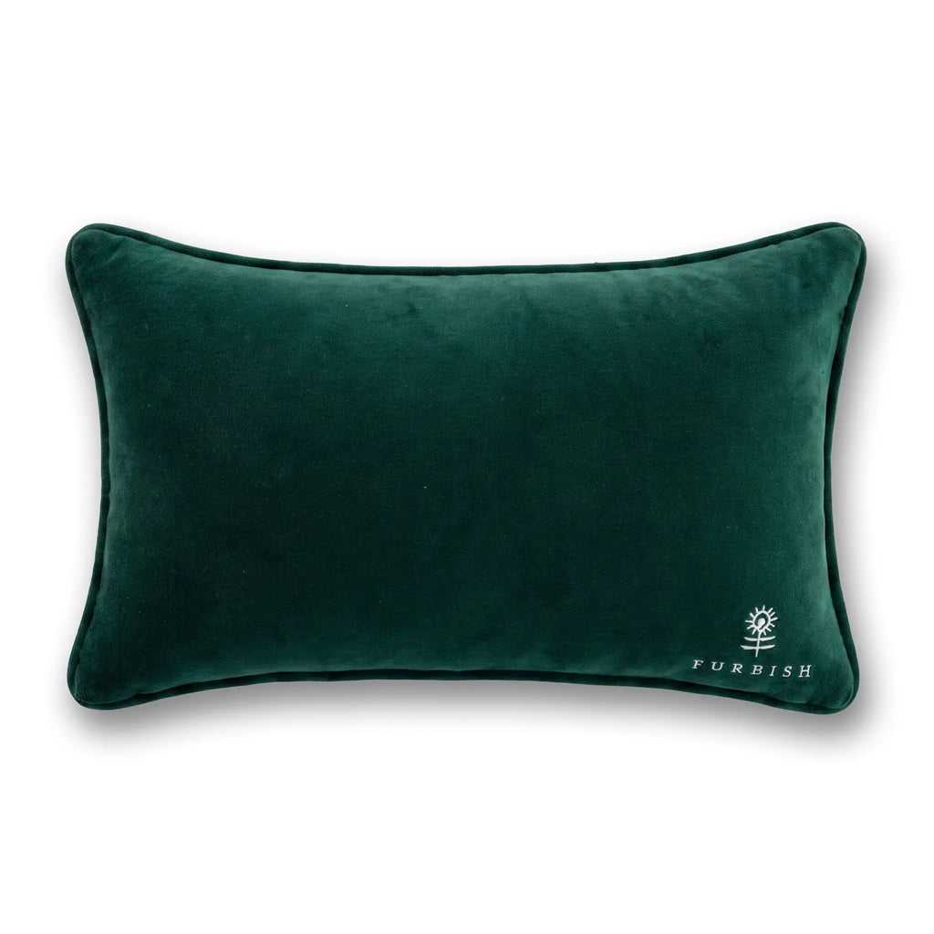 Bed Pillow, Not My Reindeer Needlepoint for Sleeping, Reading and Bedroom Comfort, Designed for Everyday Sleep and Guest Room Bedding image 3