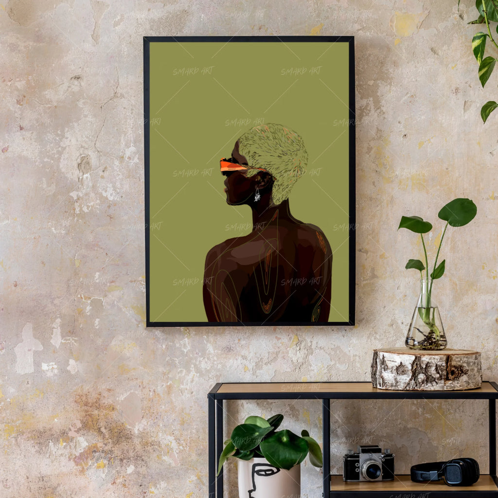Wall Art Print, Grace 4 for Gallery Walls and Modern Room Decor, 4 Size Options, Designed for Living Rooms, Bedrooms and Home Offices image 3