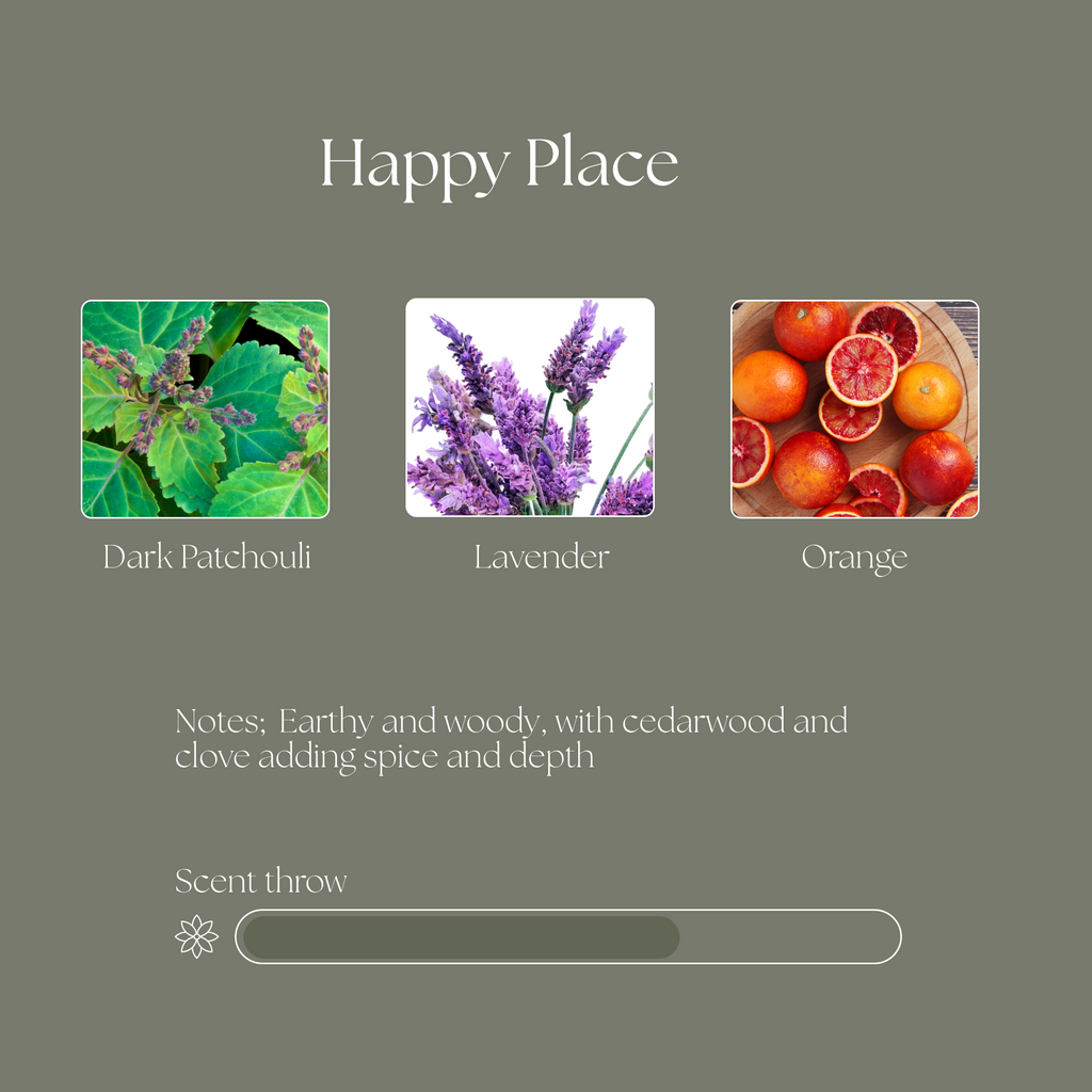 Decorative Candle, Happy Place Beeswax for Entryways, Mantels and Everyday Home Ambience, 2 Size Options image 3