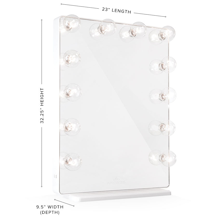 Home Wall Decor, Hollywood Glow XL 2.0 Mirror for Hallways, Home Offices and Living Spaces, 5 Color Options image 3