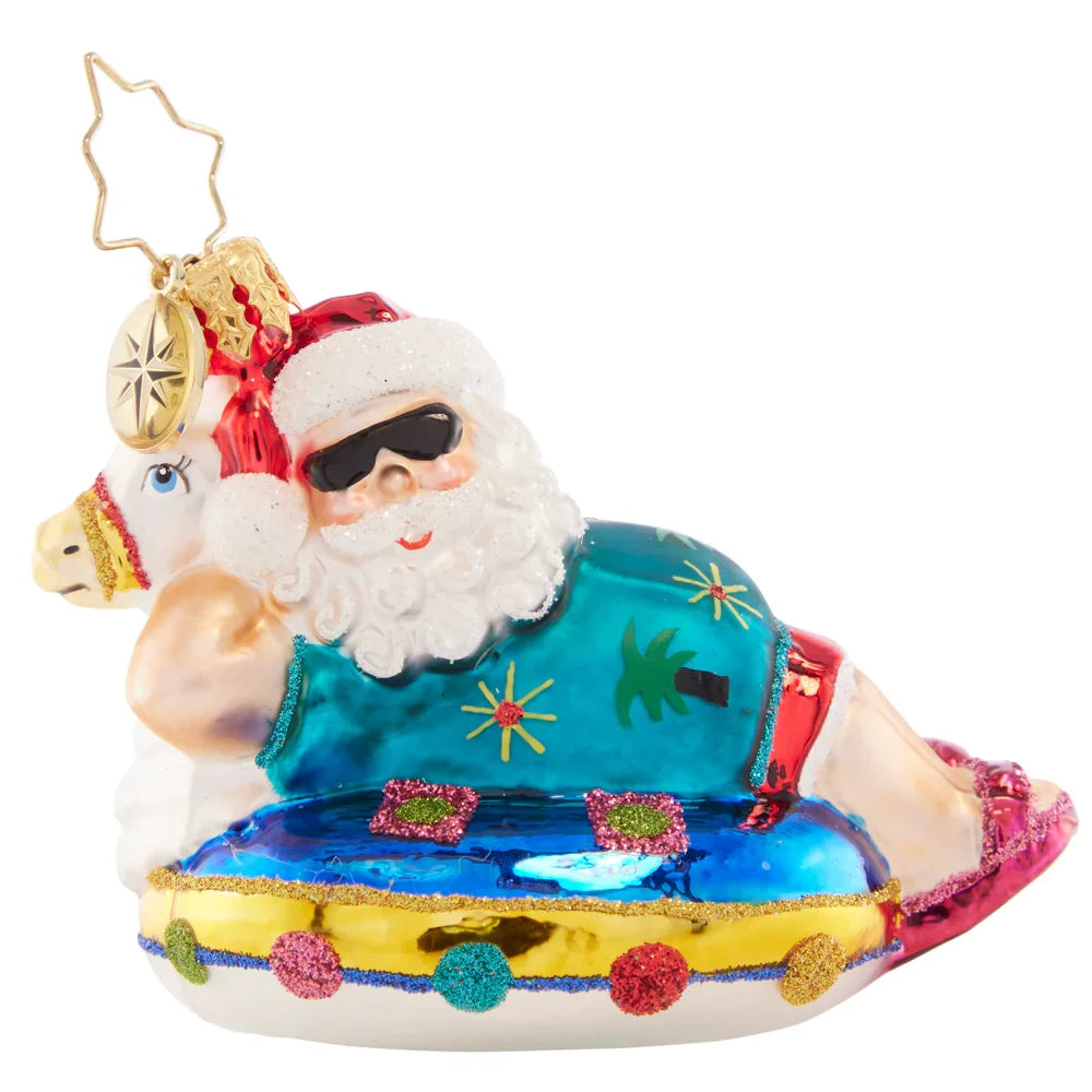 Seasonal Home Decor, Ho Ho Holiday in Sun Gem for Mantels, Tables and Seasonal Decorating, Designed for Everyday Home Use image 3