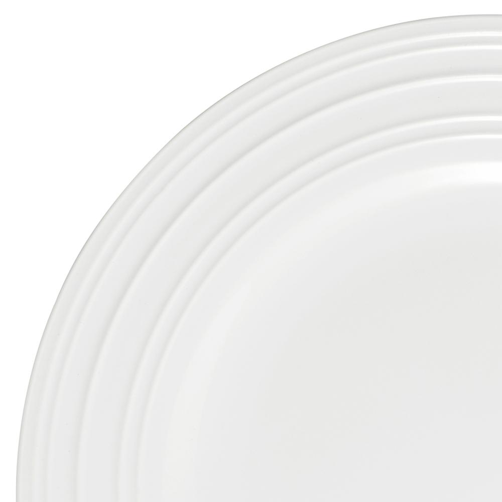 Dinnerware, Swirl Bone 36 Piece Set, Service for 6, Dishwasher-Safe Care for Family Dining, Serving and Entertaining image 3