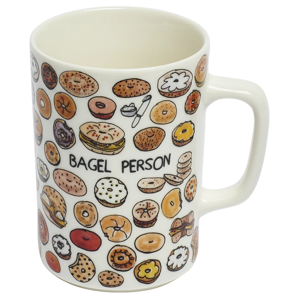 Coffee Mug, BEN LENOVITZ BAGEL PERSON (10OZ) for Everyday Drinks, Home and Entertaining, Designed for Everyday Home Use image 3