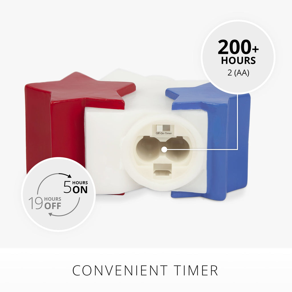 Flameless Candle, Bright White Liberty Stars for Bedrooms, Living Rooms and Everyday Candlelight Ambience image 3