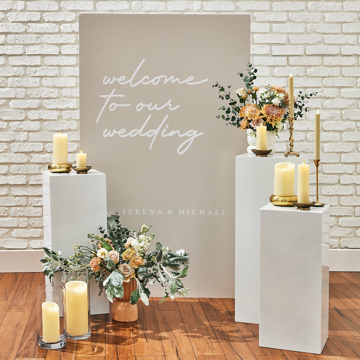 Flameless Candle, Ivory Pillar Scallop Top 4" Width for Bedrooms, Living Rooms and Everyday Candlelight Ambience, 3 Size Options image 3
