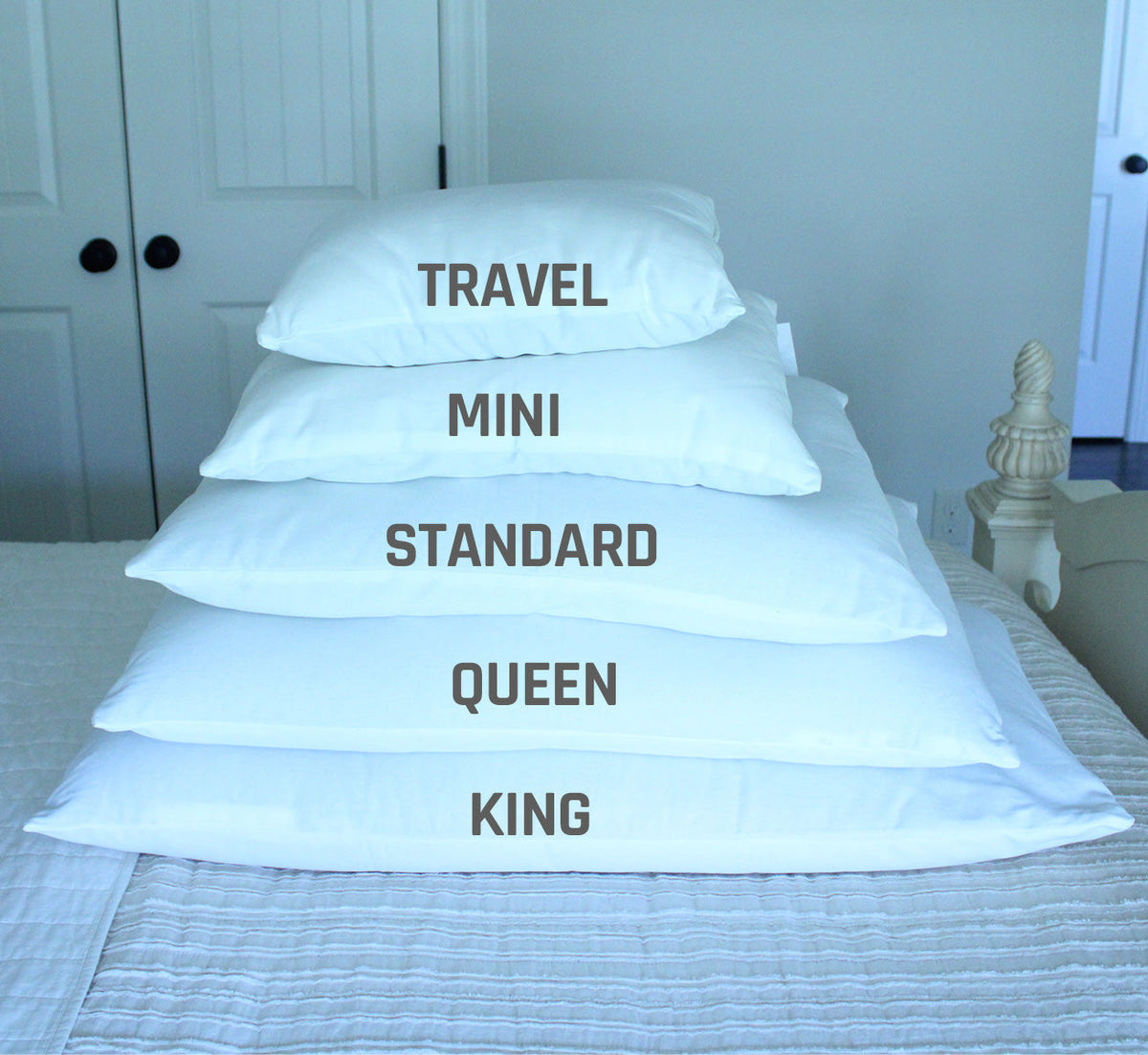 Bed Pillow, Hybrid : Natural Wool & Buckwheat, Organic Cotton Shell, Breathable Construction for Sleeping, Reading and Bedroom Comfort image 3