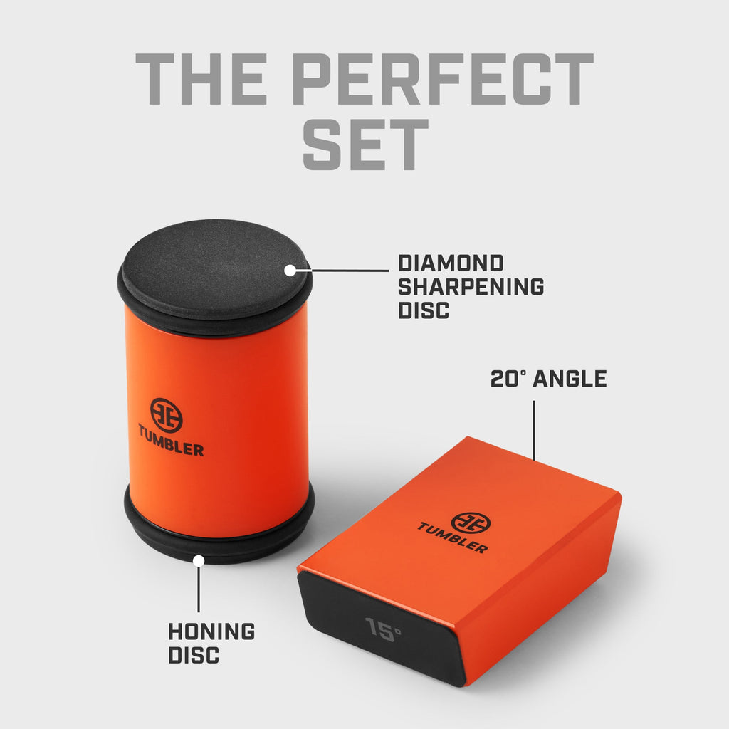 Rolling Knife Sharpener, Pro Diamond Set Orange for Everyday Meal Prep and Home Kitchens, Designed for Everyday Home Use image 3